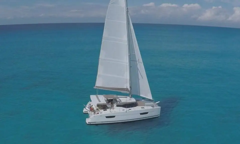 Fountaine Pajot Isla 40 Seas The Day in Bahamas, Abacos, Boat Harbour Marina