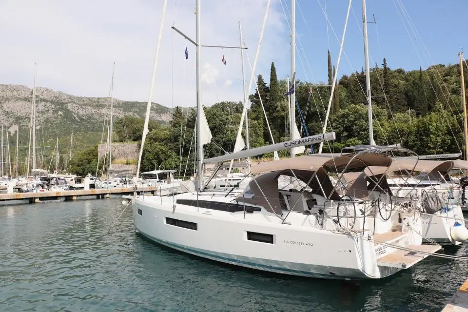 Sun Odyssey 410 Shaken Not Stirred in Dubrovnik, Komolac, ACI Marina Dubrovnik