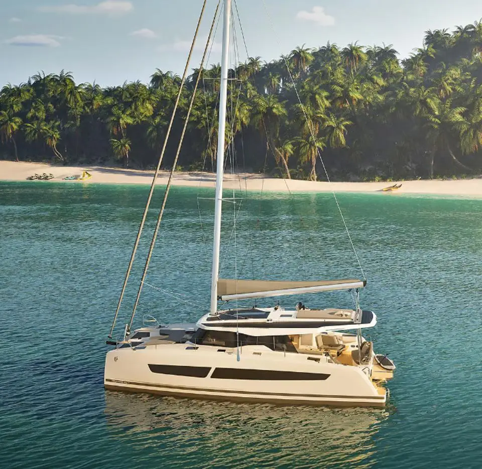 Fountaine Pajot FP 41 Quatuor 4 Agios Ephraim in Lavrion, main port