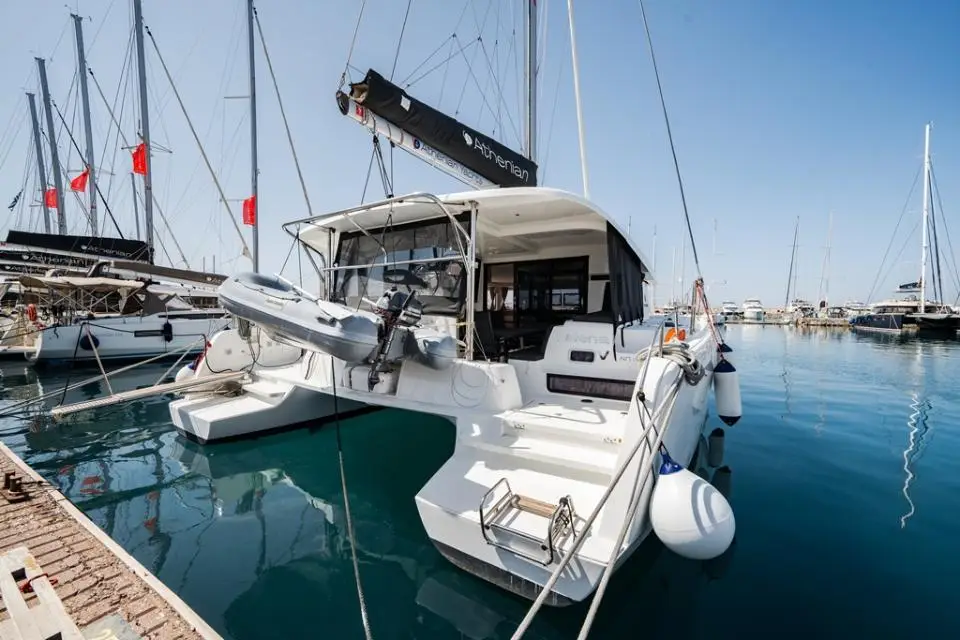 Lagoon 42 Celena V in Corfu, Benitses Port Yacht Marina