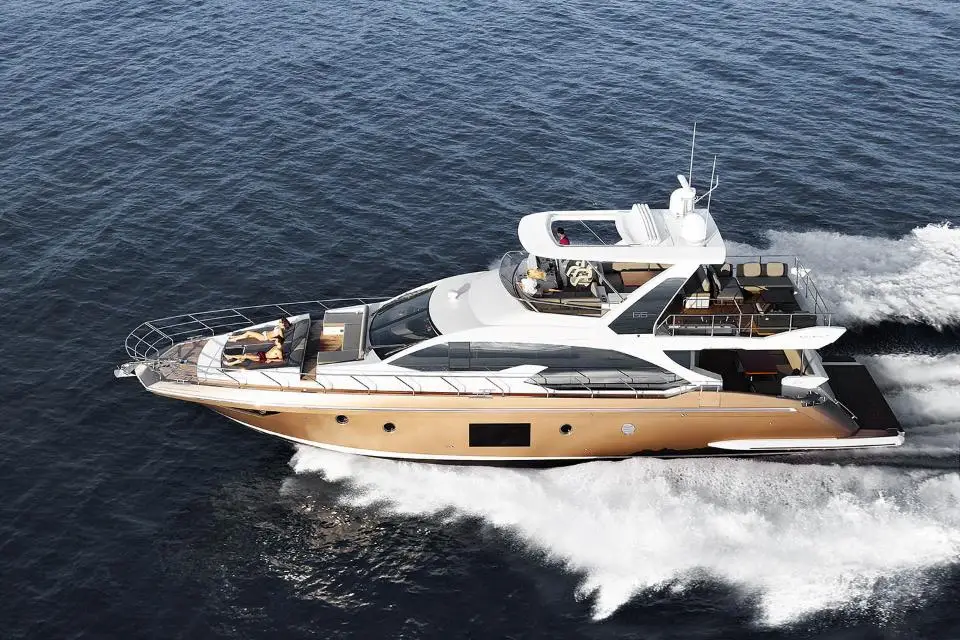 Azimut 66 Sea Ya in Athens, Flisvos Delta marina