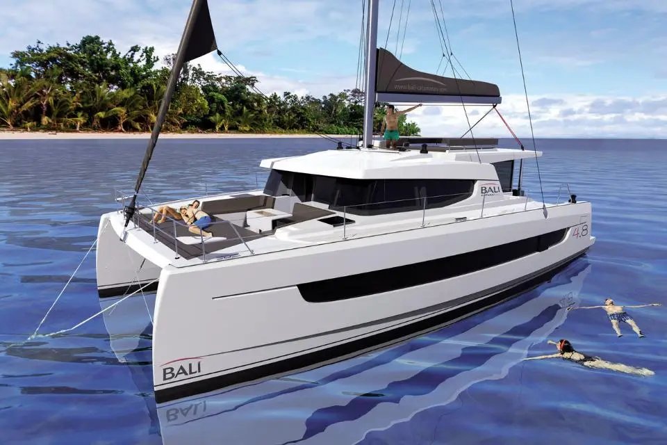 Bali 4.8 On Point in Bahamas, Abacos, Boat Harbour Marina