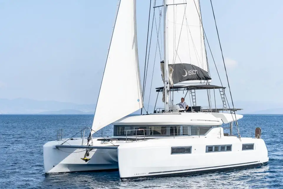 Lagoon 50 Just Infinity in Corfu, Gouvia Marina