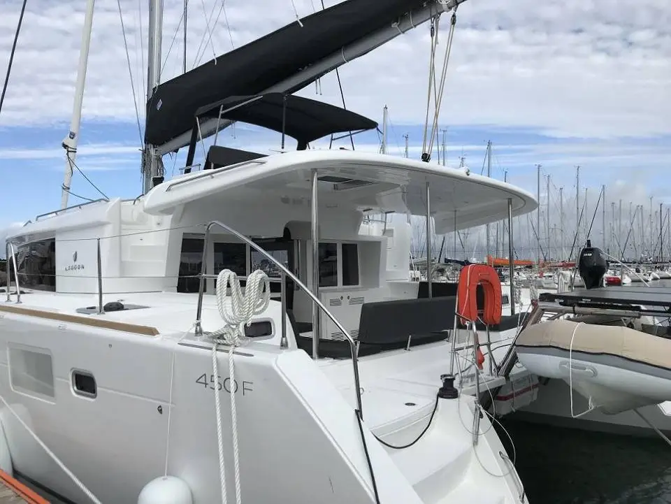 Lagoon 450 F Zil Seashell in Seychelles, Mahe, Eden Island Marina