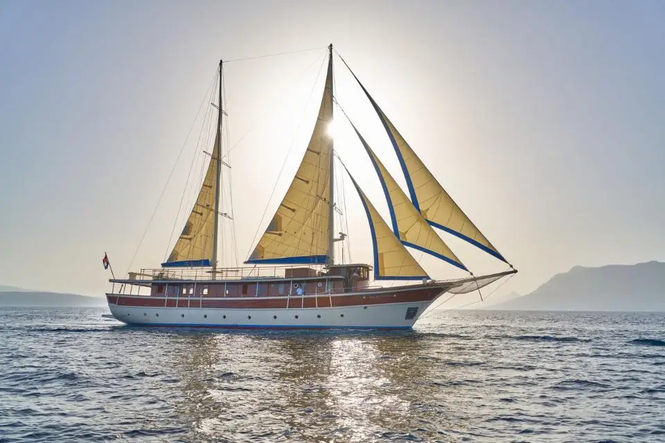 Gulet Tajna Mora in Split Harbour
