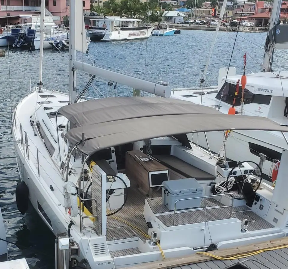Dufour 470 Salacia in St. Thomas, Frenchtown Marina