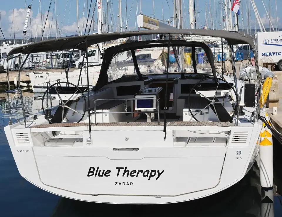 Dufour 530 Blue Therapy in Marina Šangulin, Biograd