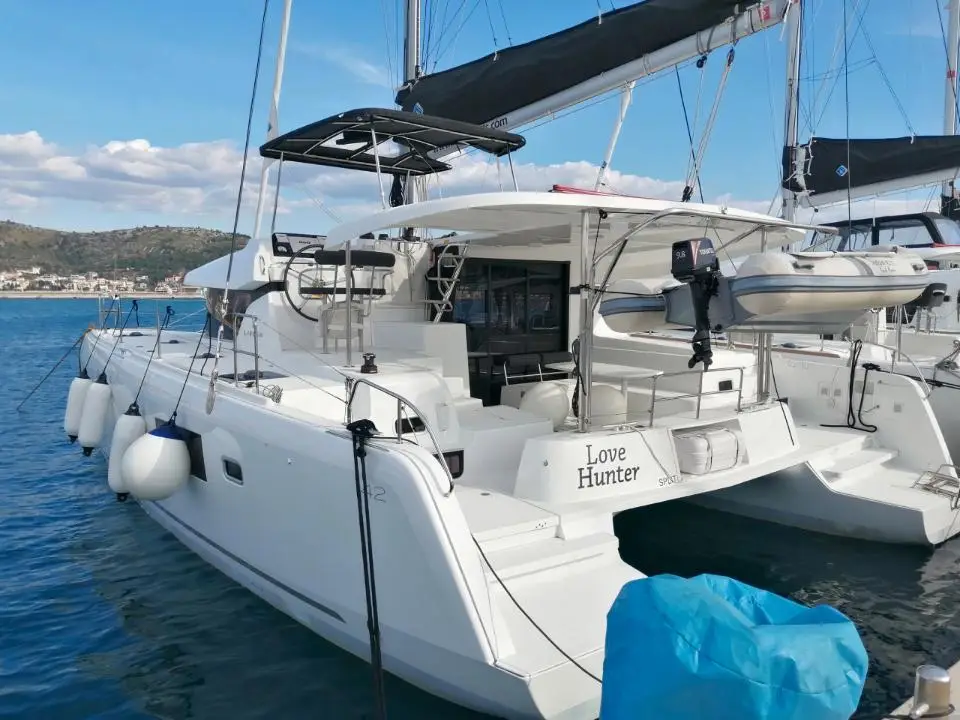 Lagoon 42 Love Hunter in Marina Kastela
