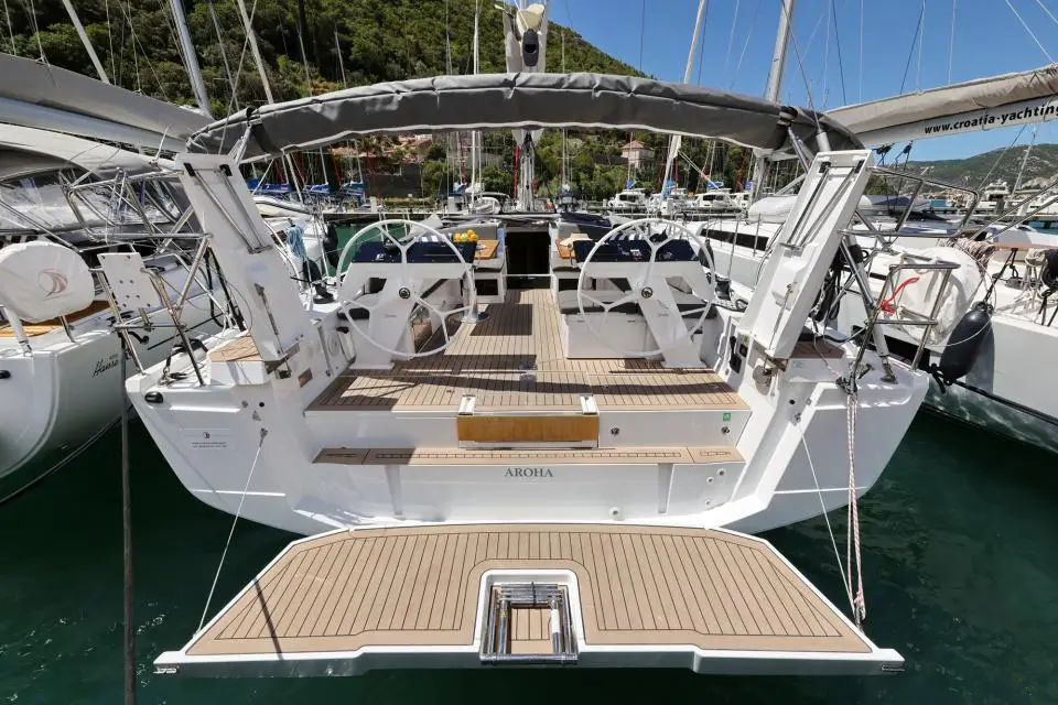 Hanse 460 Aroha in Dubrovnik, Komolac, ACI Marina Dubrovnik