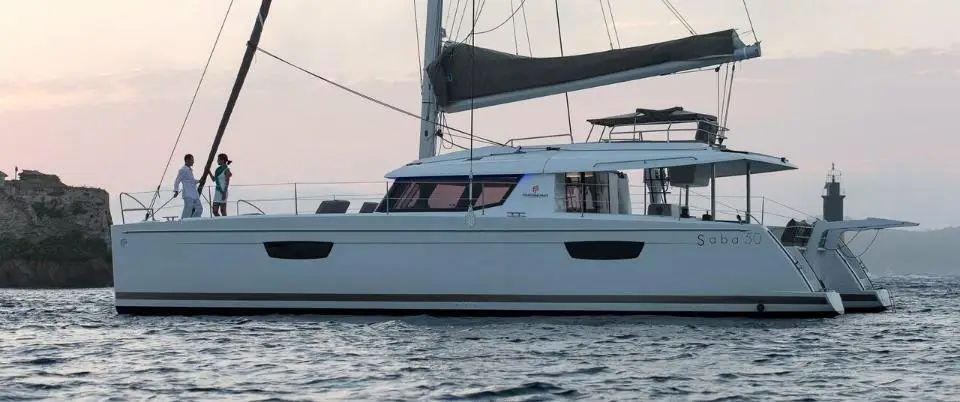 Fountaine Pajot Saba 50 Soleil Rae in BVI, Tortola, Ritter House Marina