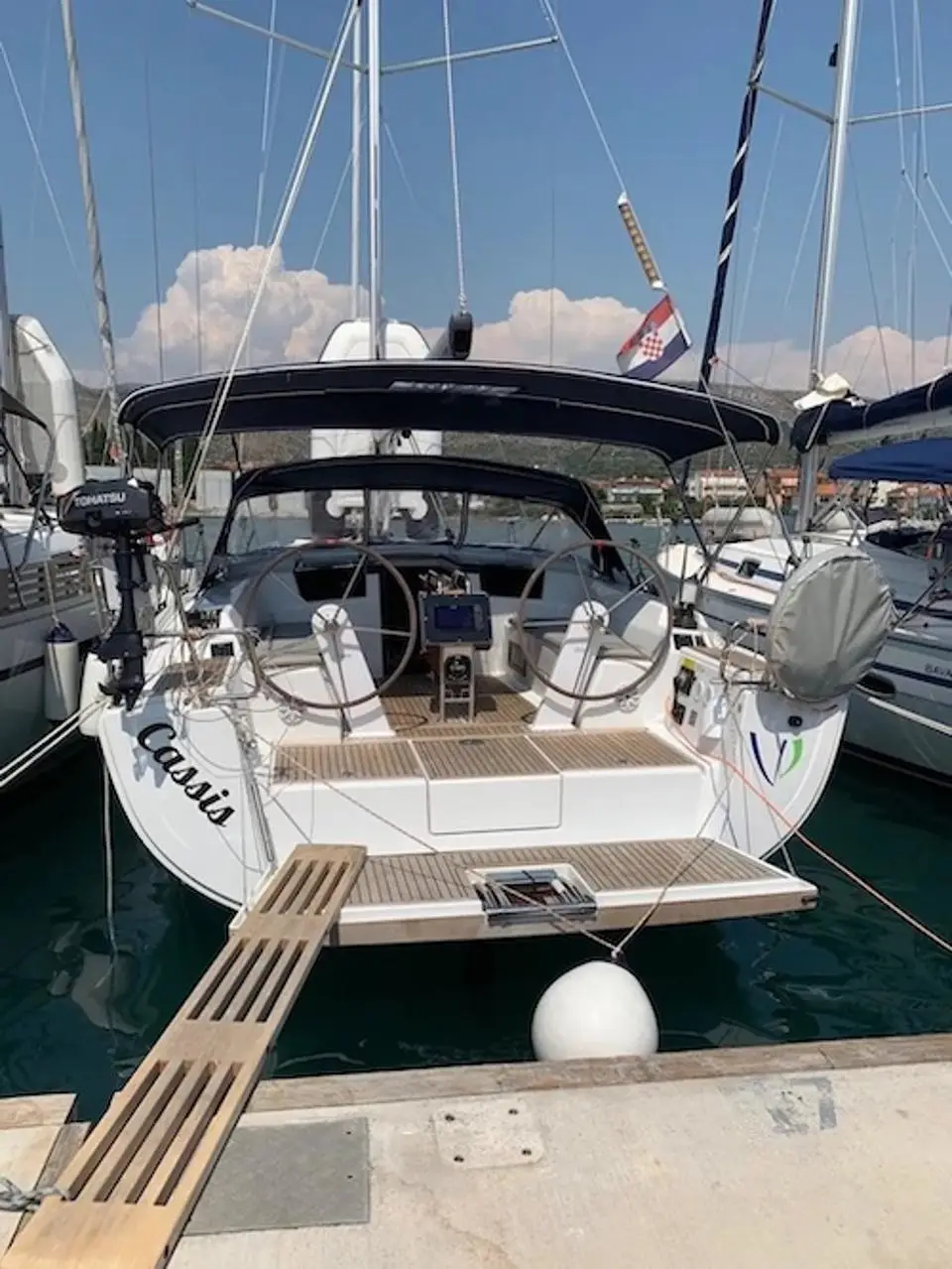 Hanse 388 Cassis in Trogir, Yachtclub Seget (Marina Baotić)