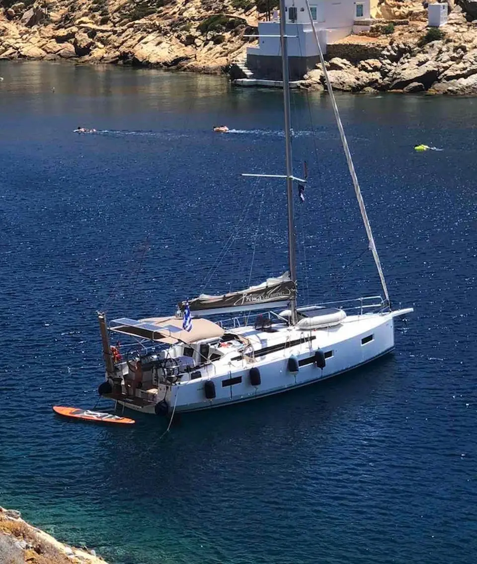 Sun Odyssey 410 Aquaholic in Athens, Alimos marina