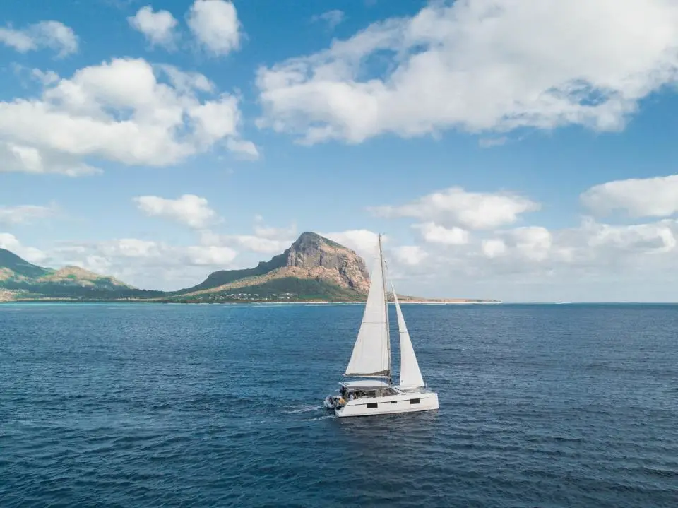 Nautitech 40 Open Sea Spirit in La Balise Marina, Mauritius