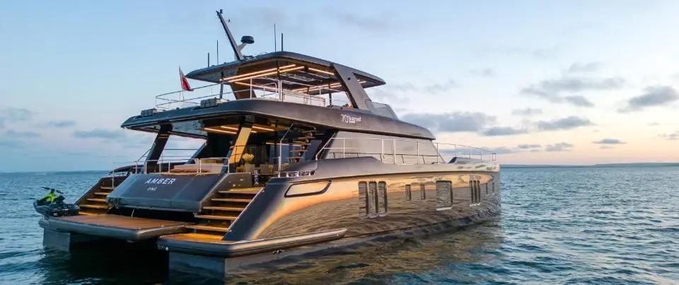 Sunreef 70 Power Amber One in Marina Kastela