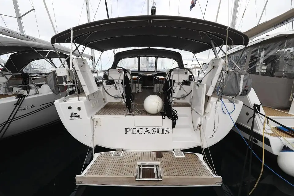 Hanse 508 Pegasus in Marina Kornati, Biograd