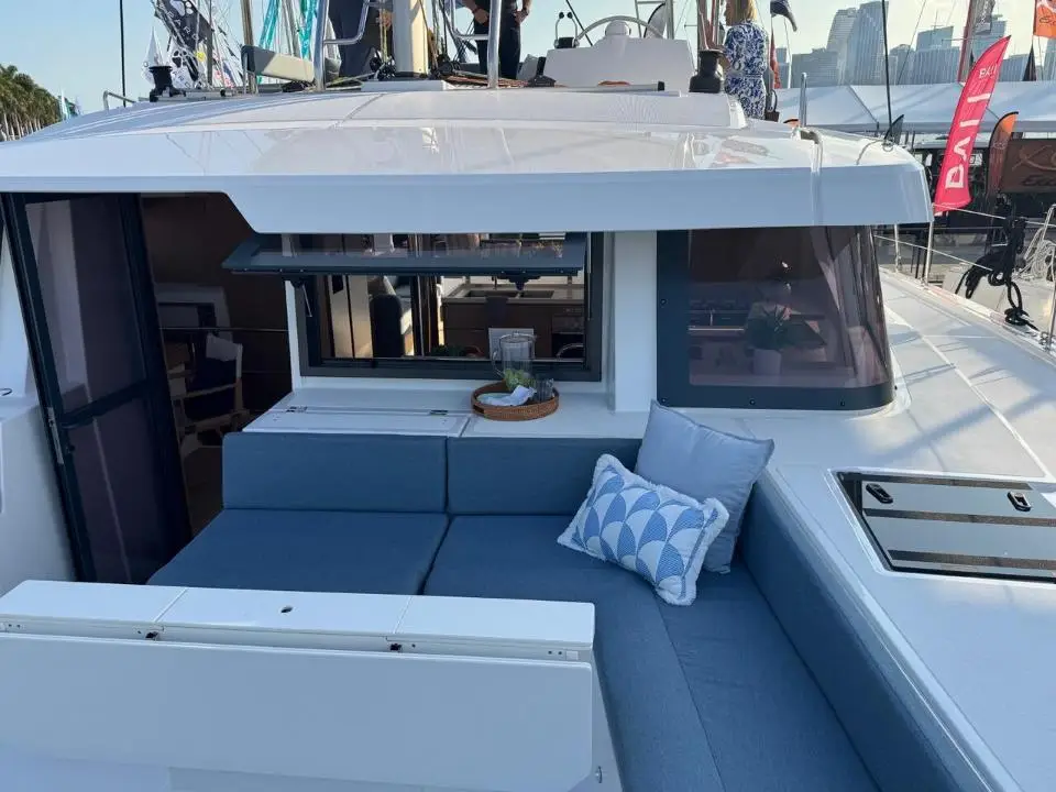 Bali 4.6 Rosa Regale in Bahamas, Abacos, Boat Harbour Marina