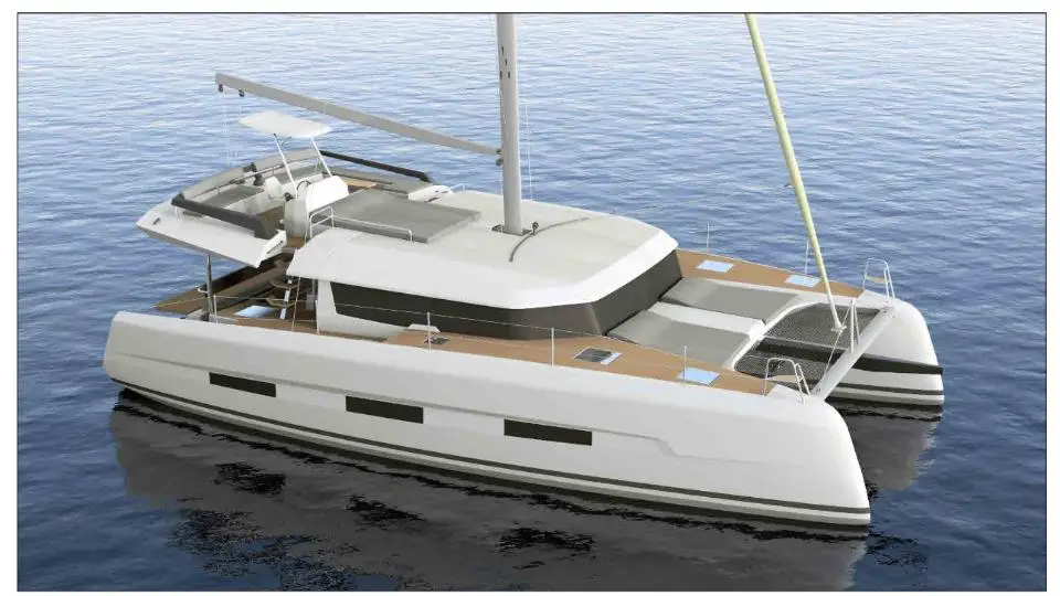 Dufour 48 Catamaran Hawaii 5-0 in Paros, Paroikia Marina