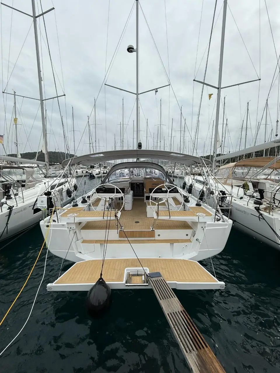 Hanse 460 Amari in Marina Frapa, Rogoznica