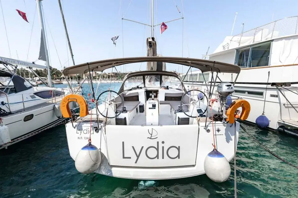 Sun Odyssey 490 Lydia in Lavrion, main port