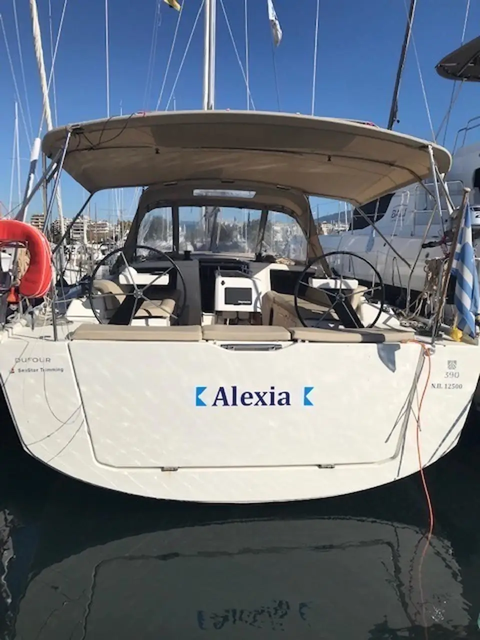 Dufour 390 GL Alexia in Athens, Alimos marina