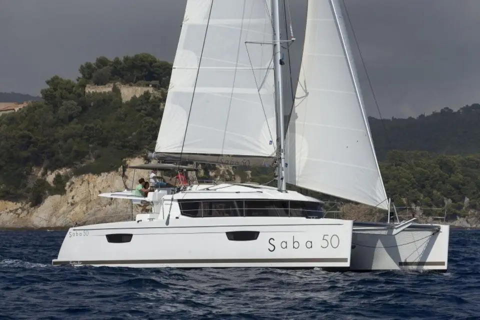 Fountaine Pajot Saba 50 Valhalla in BVI, Tortola, Ritter House Marina