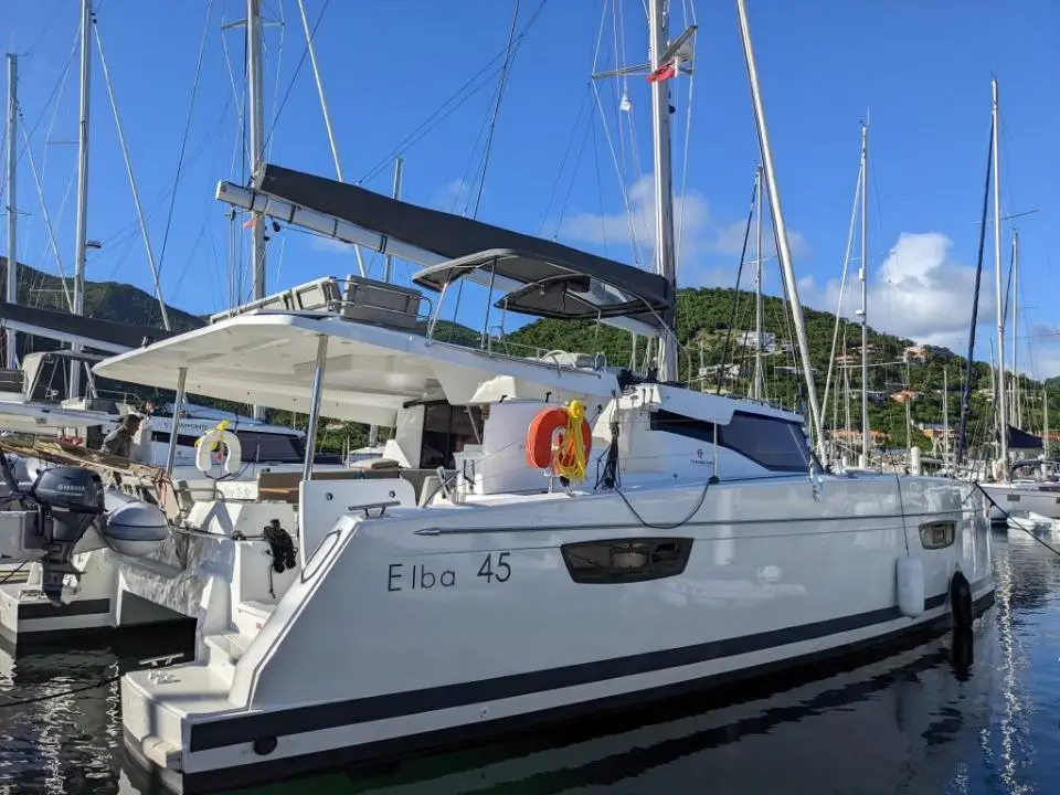 Fountaine Pajot Elba 45 Free To Be in BVI, Tortola, Nanny Cay Marina