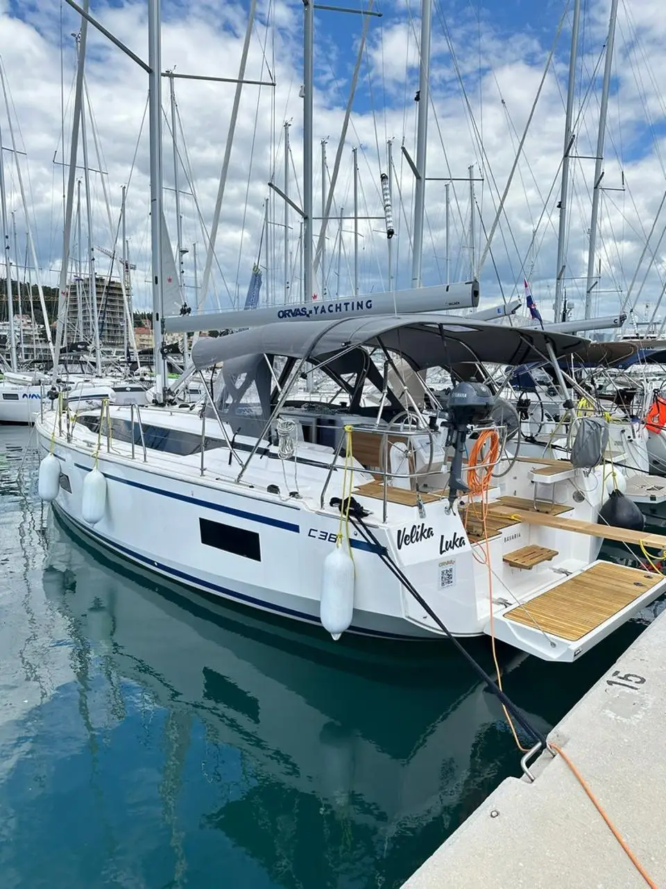 Bavaria C38 Velika Luka in ACI Marina Split
