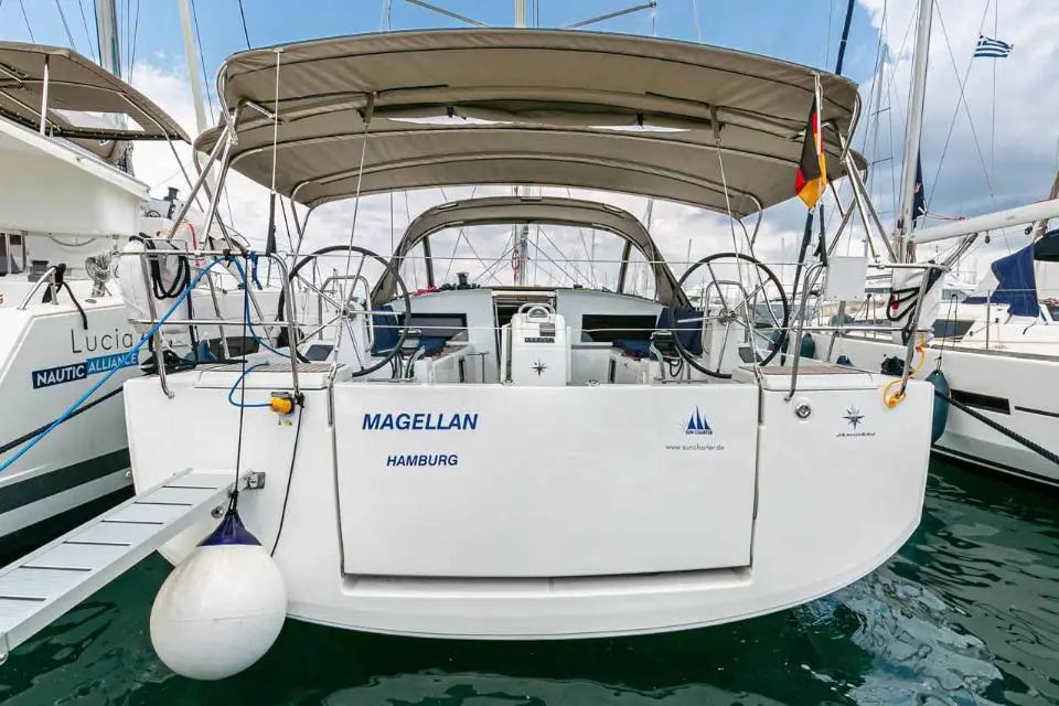 Sun Odyssey 490 Magellan in Corfu, Gouvia Marina