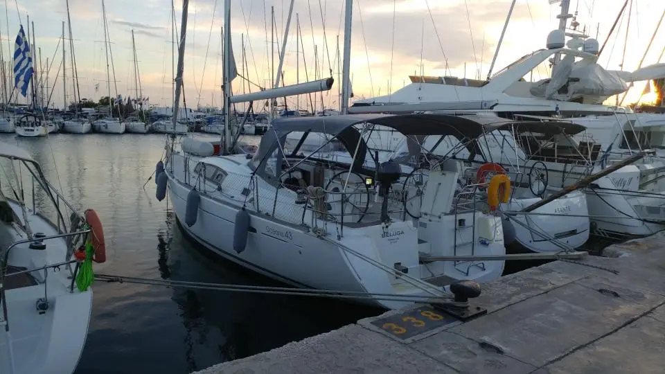Oceanis 43 Beluga in Athens, Kalympaki marina