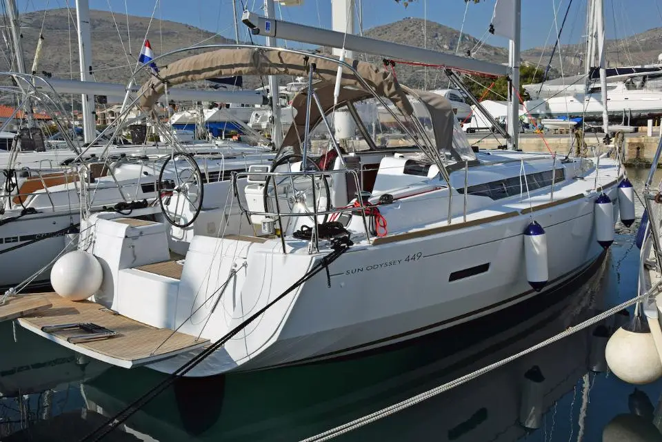 Sun Odyssey 449 Beaujolais in Trogir, Yachtclub Seget (Marina Baotić)
