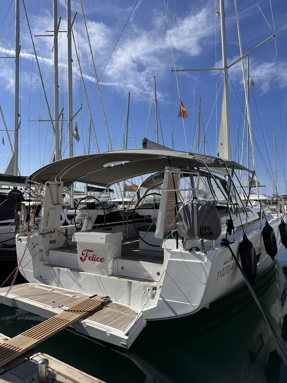 Hanse 460 Felice in Trogir, Yachtclub Seget (Marina Baotić)
