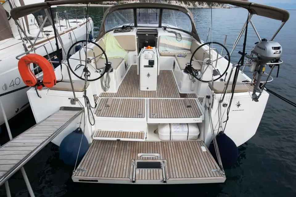 Sun Odyssey 490 Lara in Skopelos, Neo Klima Harbor