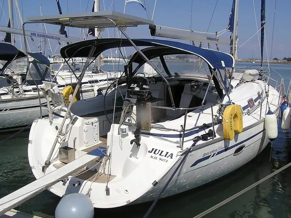 Bavaria 39 Cruiser Julia in Lefkas main port
