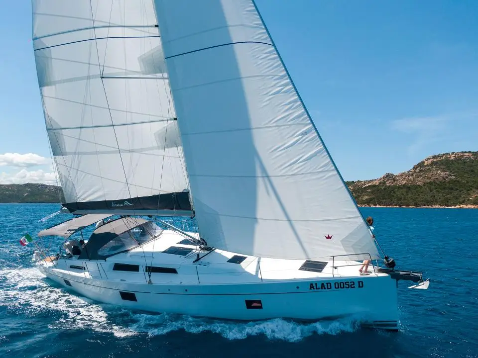 Hanse 508 Atena in Sardinien, Cannigione