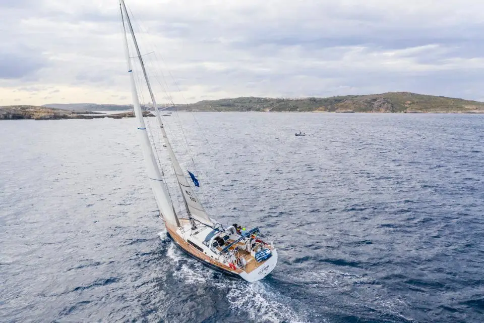Oceanis 60 Ultreya in Lefkas main port