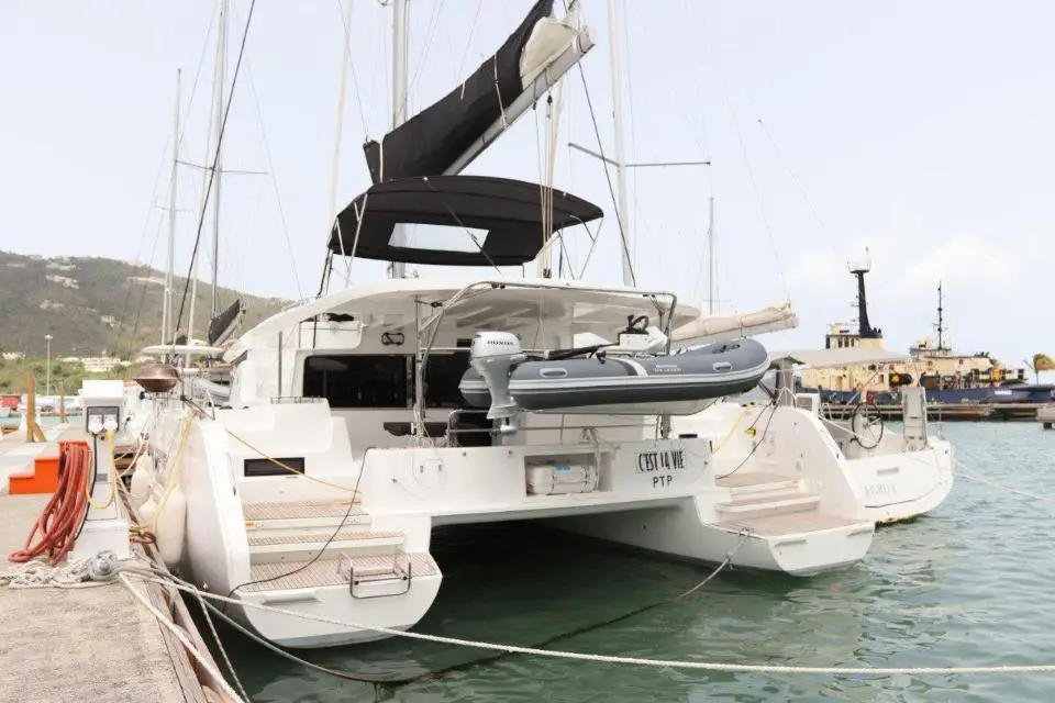 Lagoon 46 C’est La Vie in BVI, Tortola, Ritter House Marina