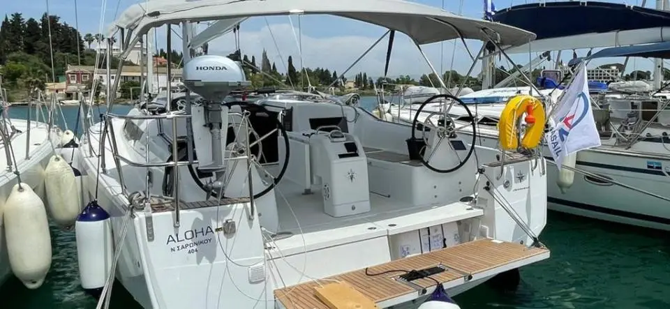 Sun Odyssey 410 Aloha in Corfu, Gouvia Marina
