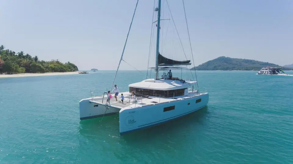 Lagoon 52 F Blue Moon in Phuket, Ao Po Grand Marina