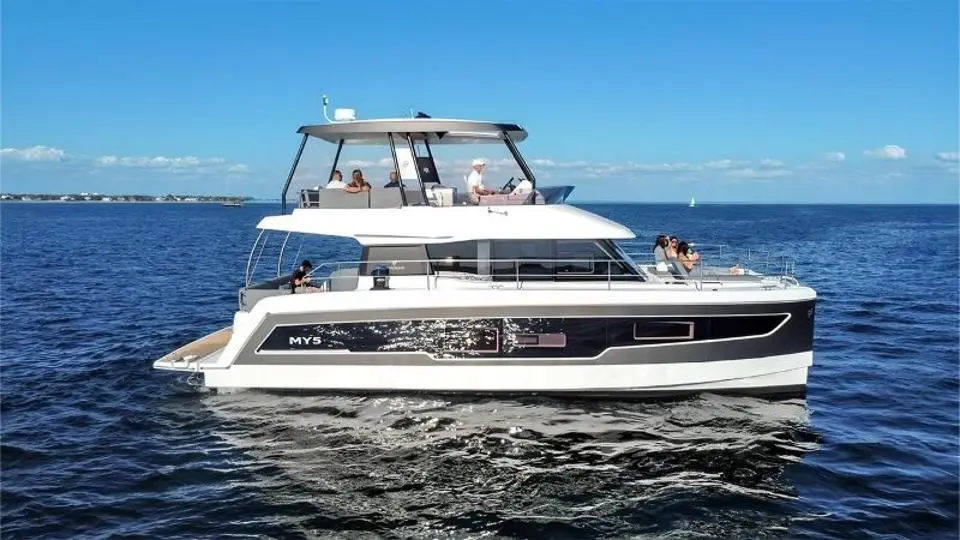 Fountaine Pajot MY5 Red Lyon in Bahamas, Abacos, Boat Harbour Marina