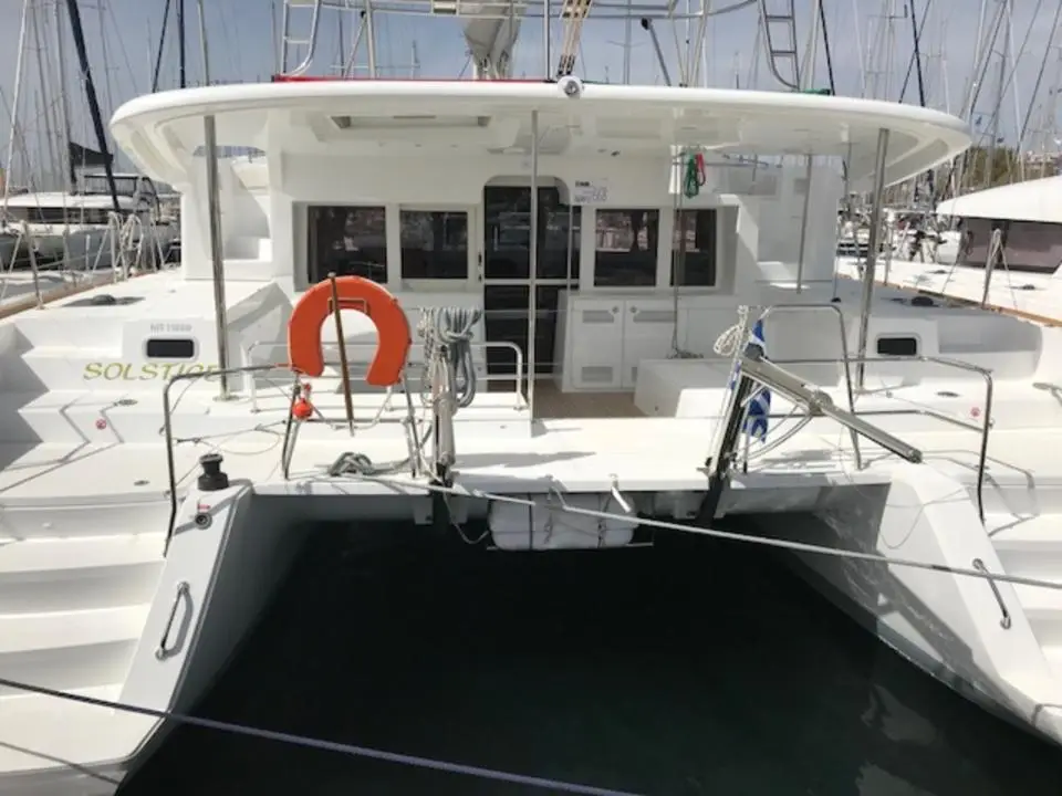 Lagoon 450 F Solstice in Athens, Alimos marina