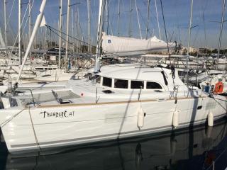 Lagoon 380 - 4 cab. | ThunderCat | Lavrion, main port