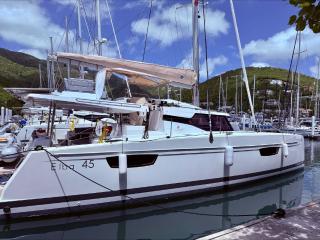 Fountaine Pajot Elba 45 - 3 cab. | Aboat Time | BVI, Tortola, Nanny Cay Marina