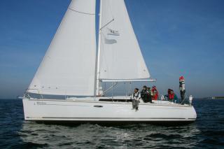 Oceanis 37 White Horse in Marina Flensburg Sonwik