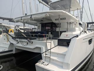 Fountaine Pajot Astrea 42 Maestro | Wayfinder | Bahamas, Abacos, Boat Harbour Marina