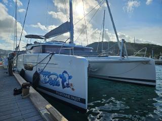 Fountaine Pajot Elba 45 - 4 cab. | The Happy Heifer | St. Thomas, Frenchtown Marina